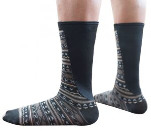 Unisex - kuithoogte - figuren  - zwart / bruin 41 - 43