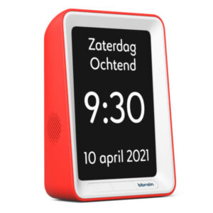 Sprekende kalenderklok                - rood