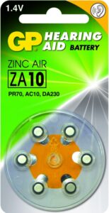 Zink Air hoorapparaat batterijen - ZA10