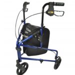 Aluminium 3-wiel Rollator - blauw