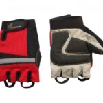 Rolstoelhandschoenen rood - XS