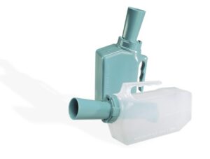 Urinaal met terugloop beveiliging - man