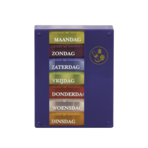 Pillenbox 1 week           - 4 vaks NL