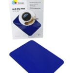 Anti-slip matten rechthoekig - blauw 25