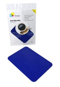 Anti-slip matten rechthoekig - blauw 25