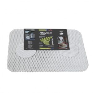Anti-slip placemat en onderzetter set - wit