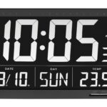 Radiografische klok met temperatuur XL