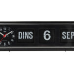 Kalenderklok analoog BQ-38      - zwart NL