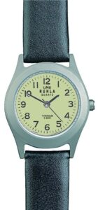 Ruhla Titanium horloge Gele WP 27mm zwar